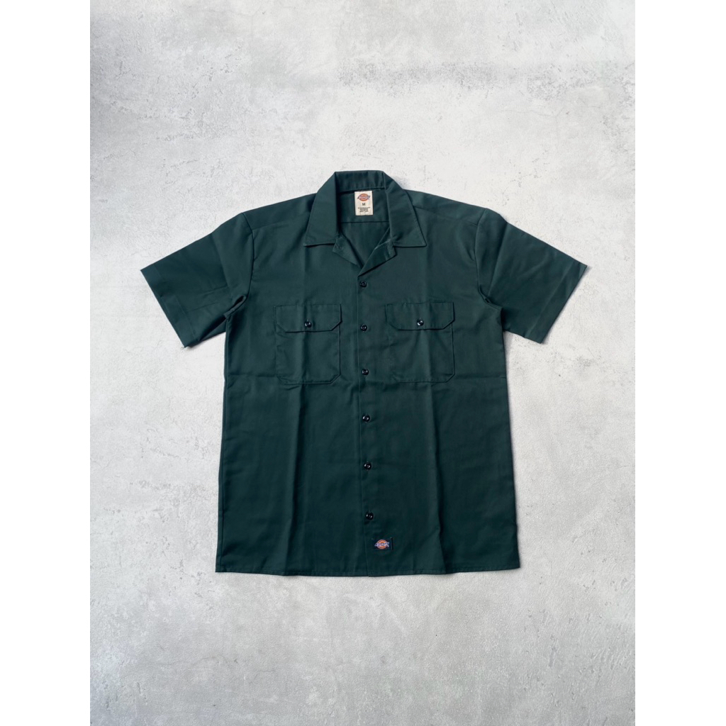 Dickies S/S Work shirt - Hunter Green