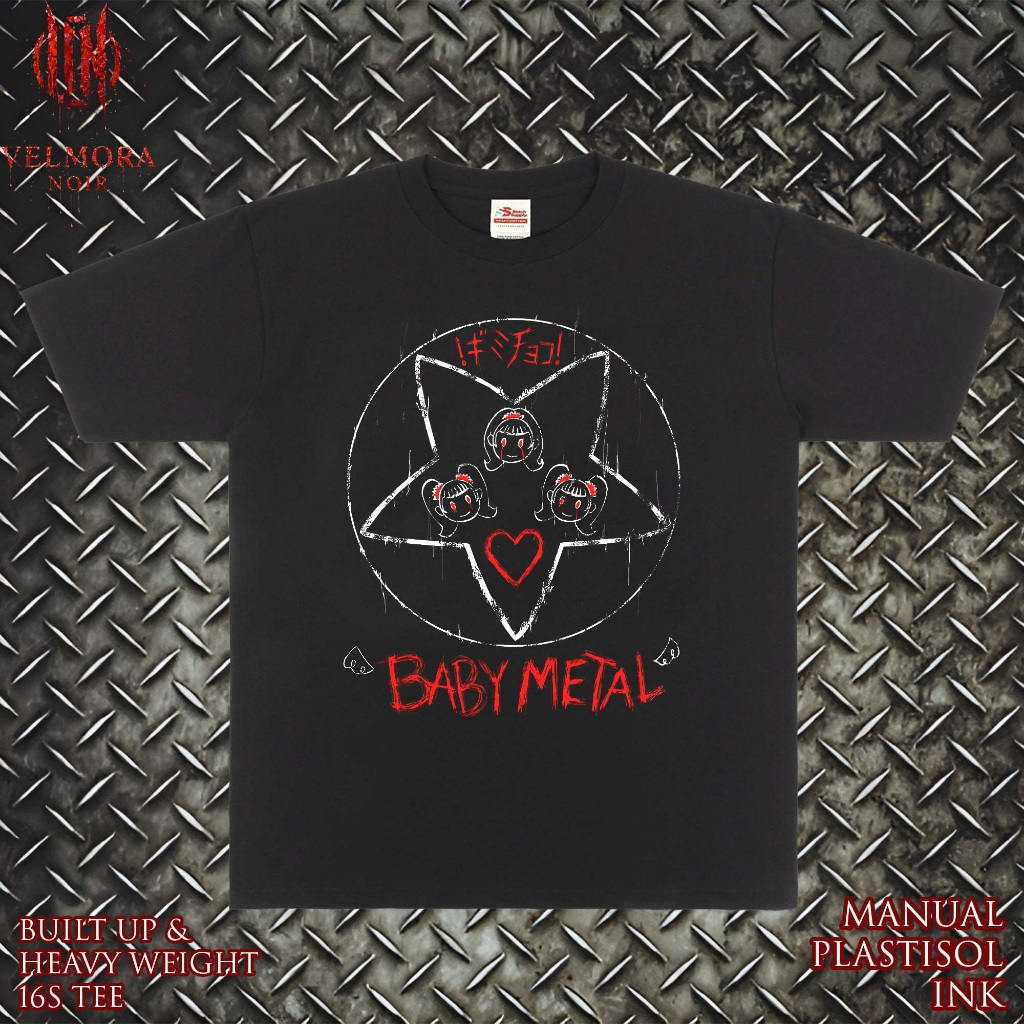 Kaos Band Baby Metal The Stars Tshirt Mercandise