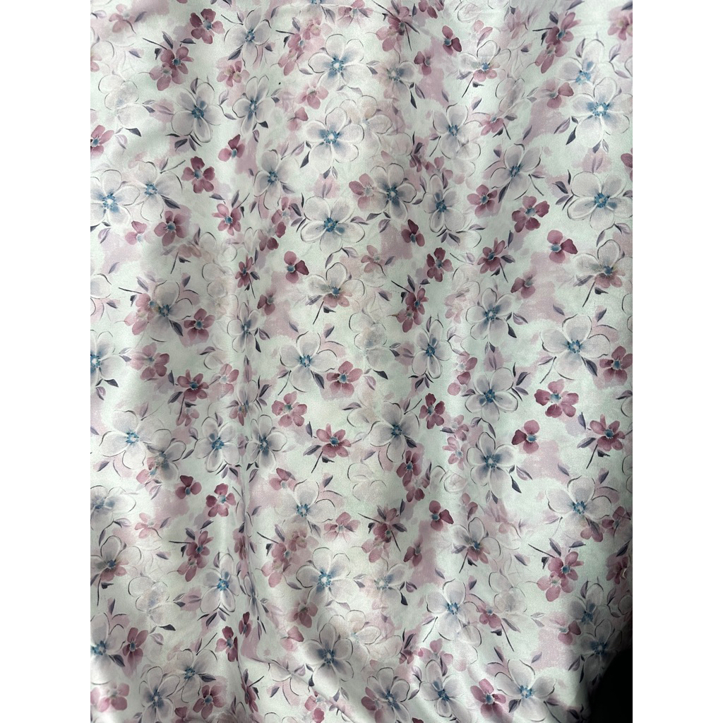 Satin Armany Motif/ Bahan Satin Motif/ Bahan Dress. Gamis