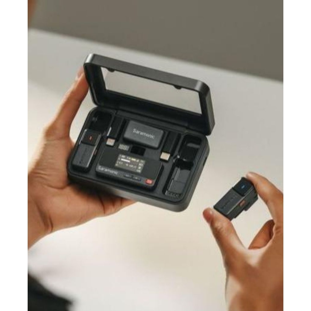 Saramonic Air 01 dan 02 Wireless Mic Microphone Mikrofon Tanpa Kabel Clip On Vlog Nirkabel