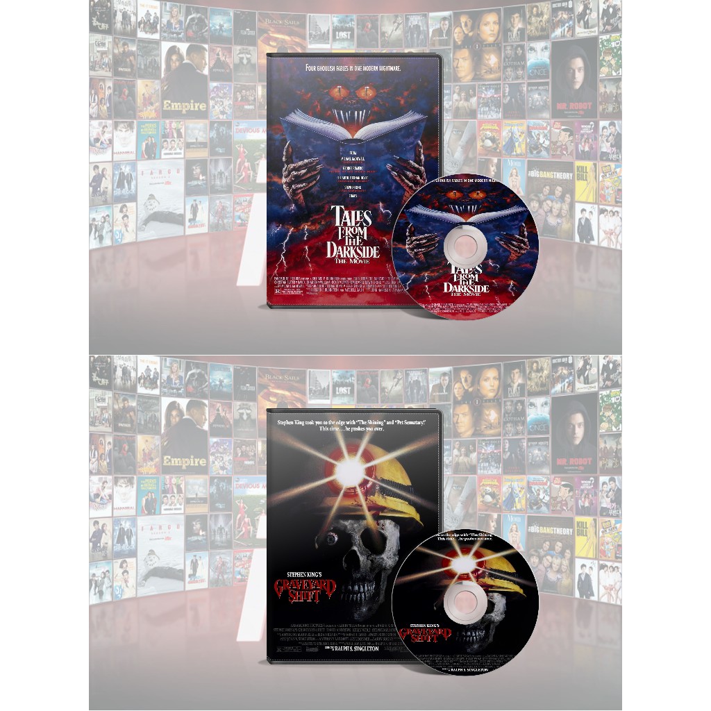 DVD Tales From The Darkside The Movie (1990) + DVD Graveyard Shift (1990)