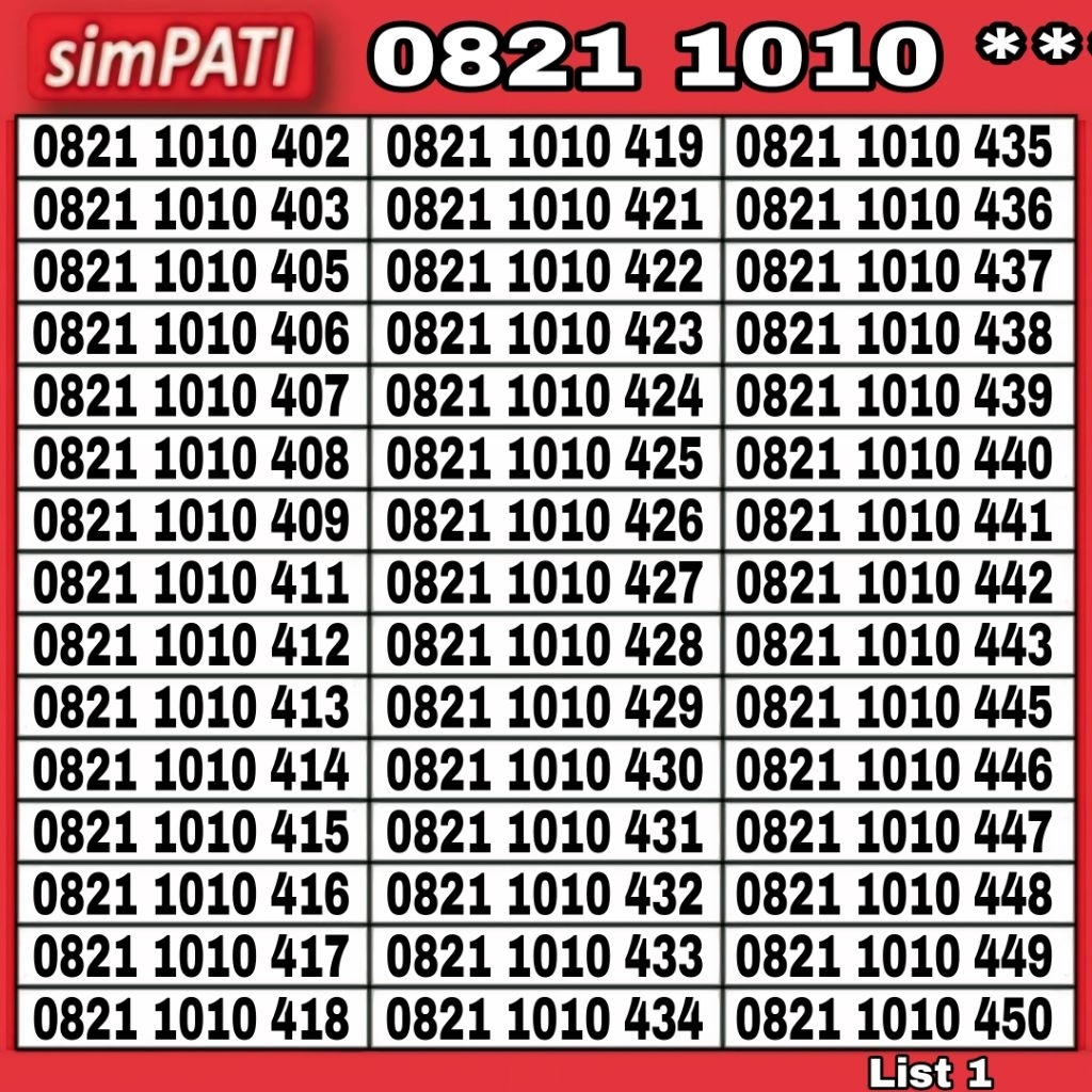 nomor cantik kartu perdana telkomsel simpati 11 digit bonus kuota 3GB prabayar support jaringan 5G