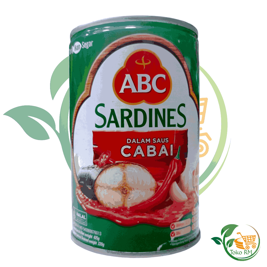 Sarden ABC Cabai kaleng 425 gr / sarden kaleng abc cabai
