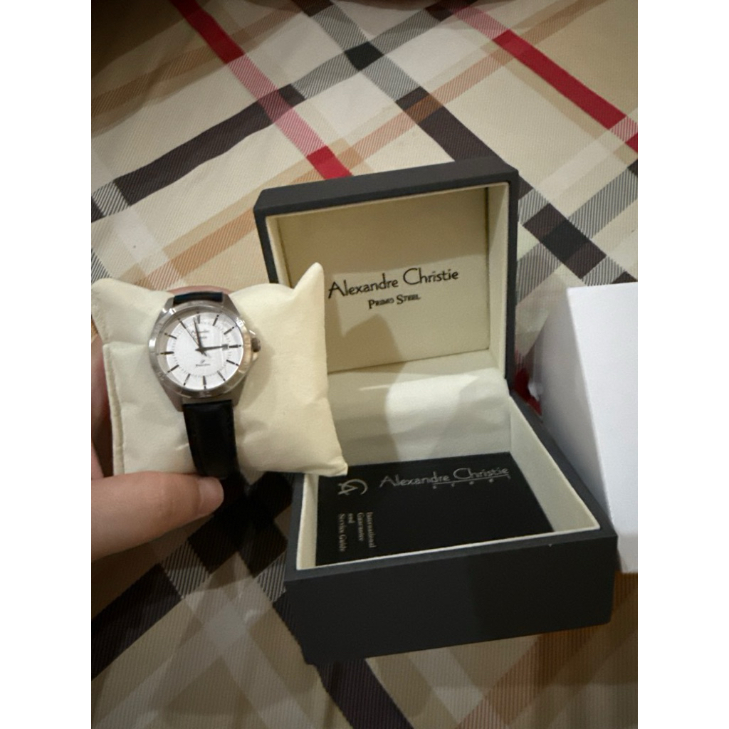 jam tangan alexandre christie primo steel