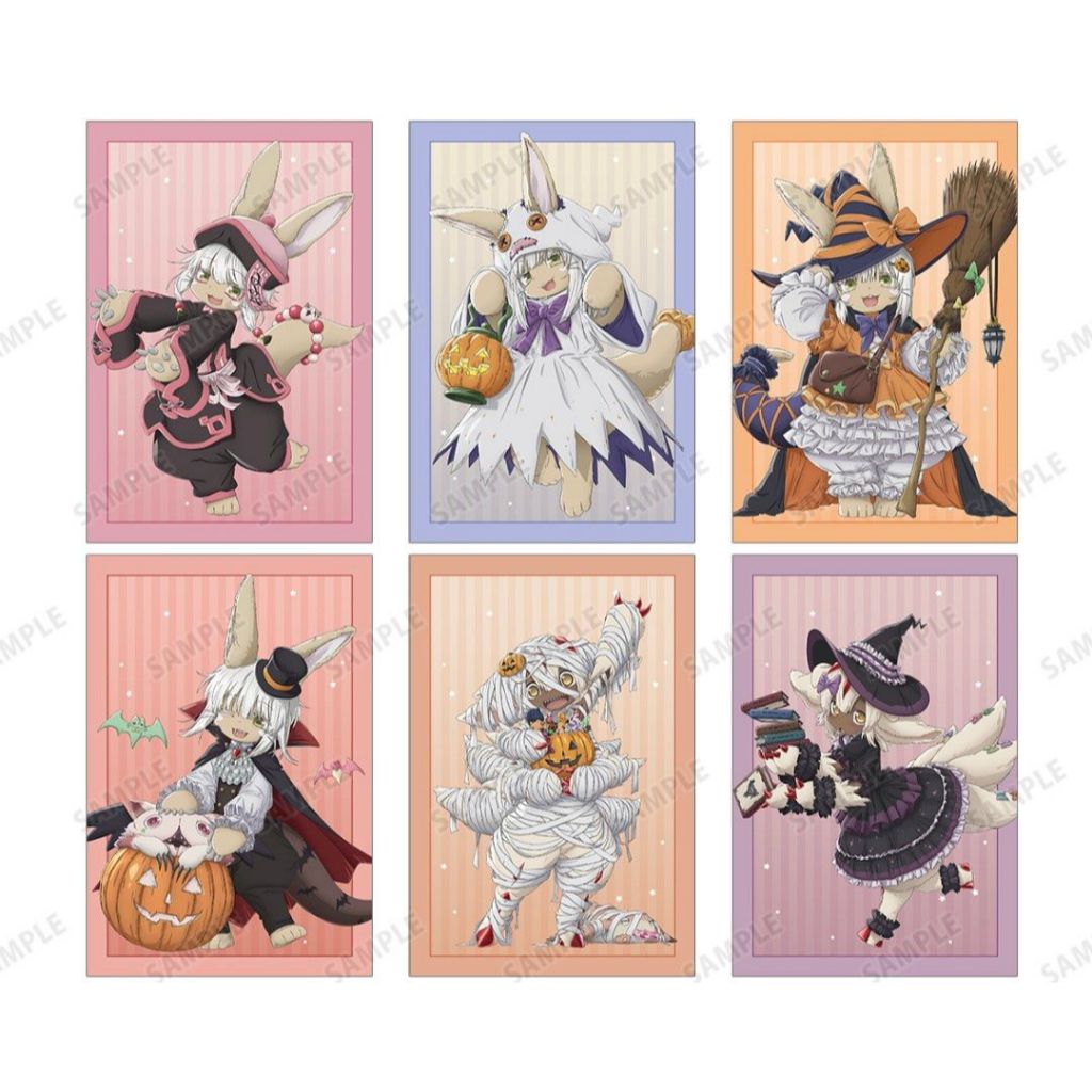 Abyss Nanachi Faputa Complete Postcard Halloween VER SET OF 6