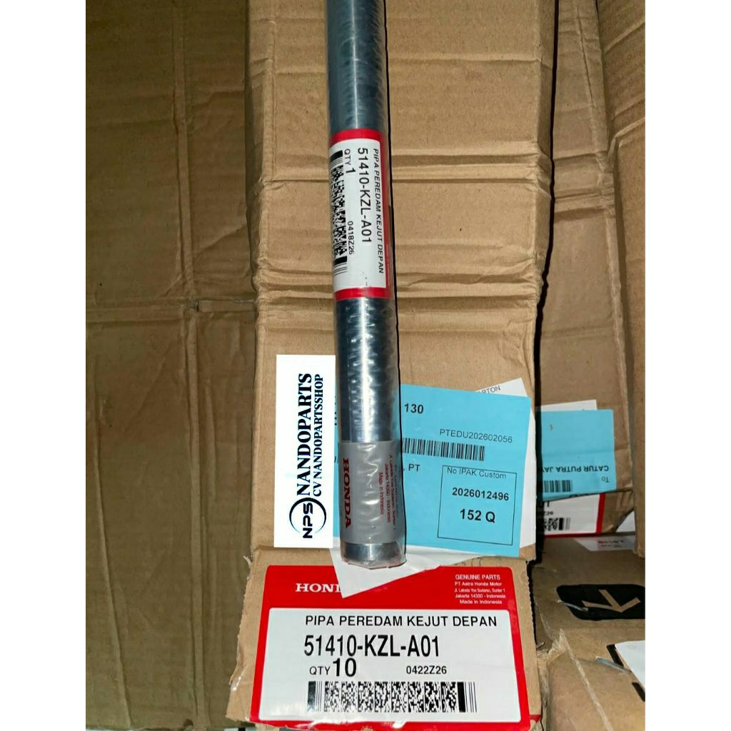As Shock Depan Honda Vario Kzr,Led Old,New Gen 1/2,BeAT Pop/FI Original AHM (51410KZLA01)
