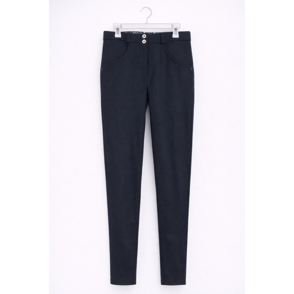 fred*y wr up legging navy push up lejing katun celana polos panjang wanita branded