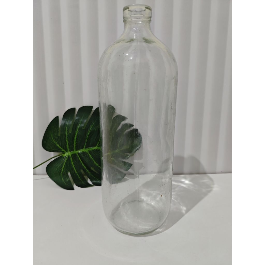 Botol Kaca 1 Liter Bekas Jamu Murah dan Layak Pakai Botol Bensin