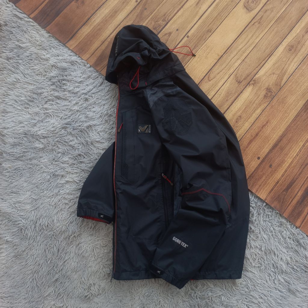 Jaket Outdoor Millet Goretex Gorpcore Waterproof Blocktech 3Layer NOT  running sports lightweight wi