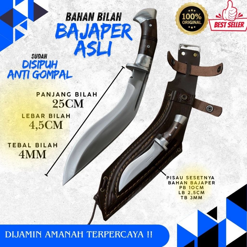 g0lok kukri multifungsi beranak