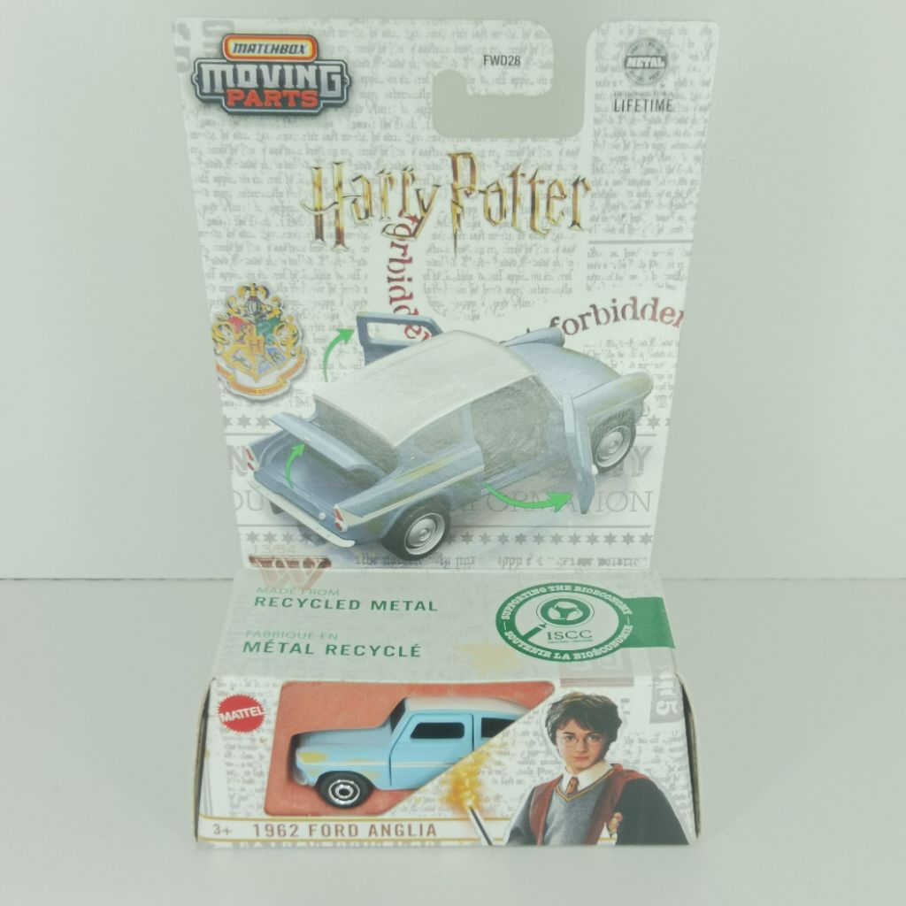 Matchbox Moving Part 1962 Ford Anglia Harry Potter Edition