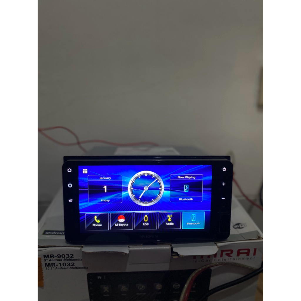 Head unit double din original toyota AVANZA 2022