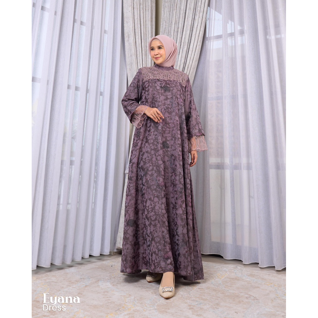 EYANA DRESS GAMIS BY MAREVI TERBARU ORIGINAL