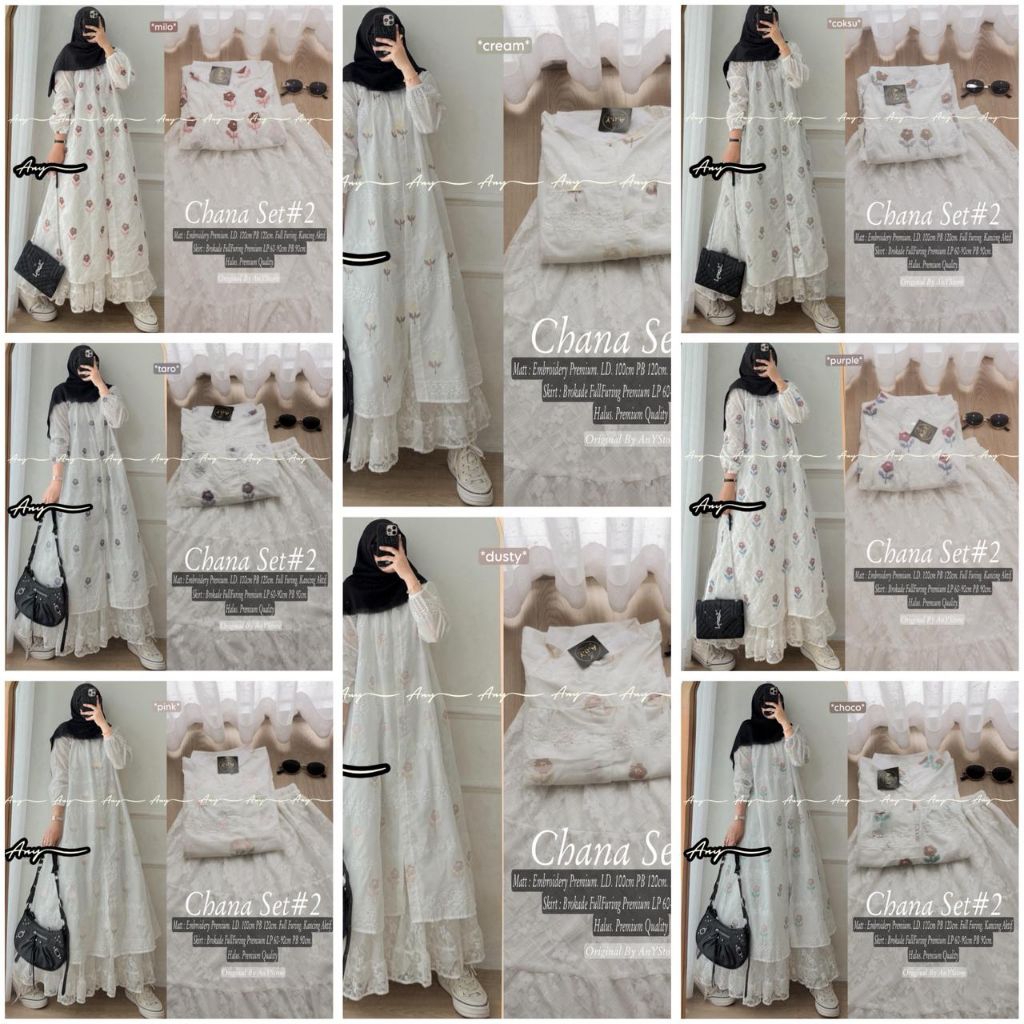 (( READY STOCK BANYAK )) CANNA AYUDIA AYEZA CALLA CECIL CLOE AFISYA MILEA ALEZA ZOYA SETELAN WANITA 
