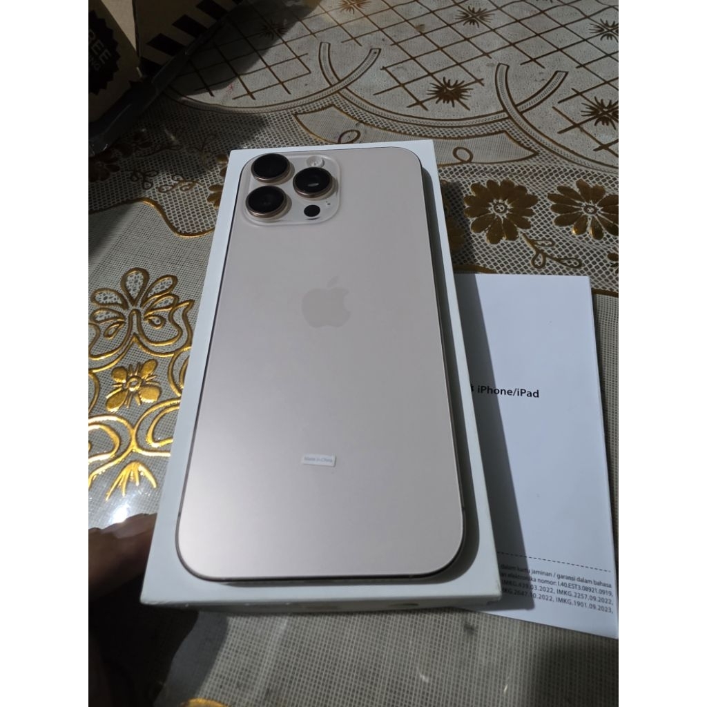 iPhone 16 Pro Max 1TB iBox - Desert Titanium