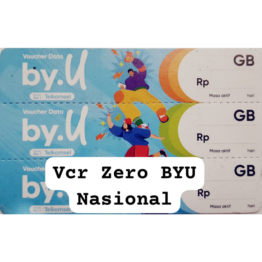 Voucher Data by.U Telkomsel / Voucher Kosong Telkomsel