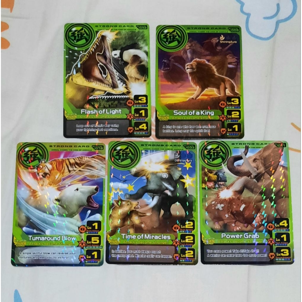 (Harga Per Pcs) Kartu Animal Kaiser Plus ver 2 (Flash of Light, Soul of a King, Turnaround Blow, Pow
