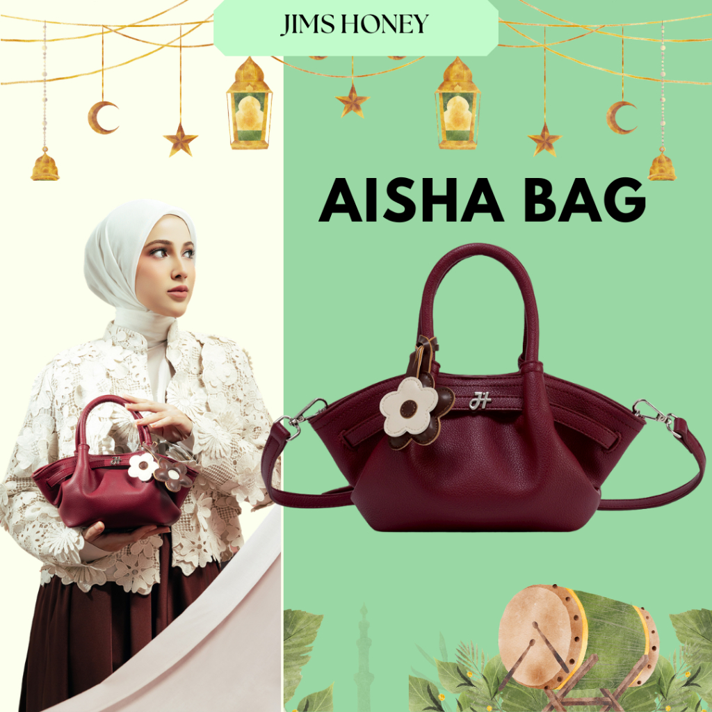 J⁠IMS HONEY Miskah Picks - Ramadhan Collection AISHA BAG Tas Selempang Wanita Bucket Bag
