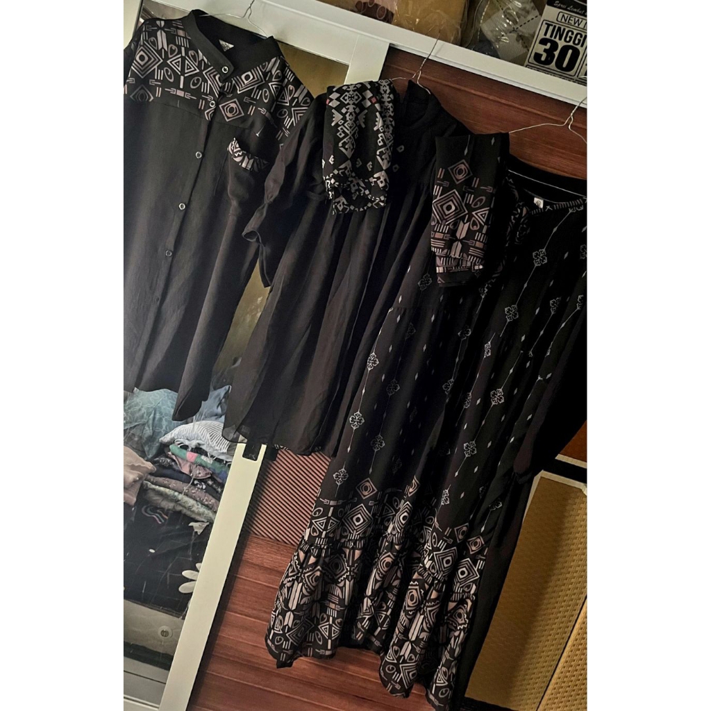 Baju Couple Lebaran Ibu, Ayah dan Anak