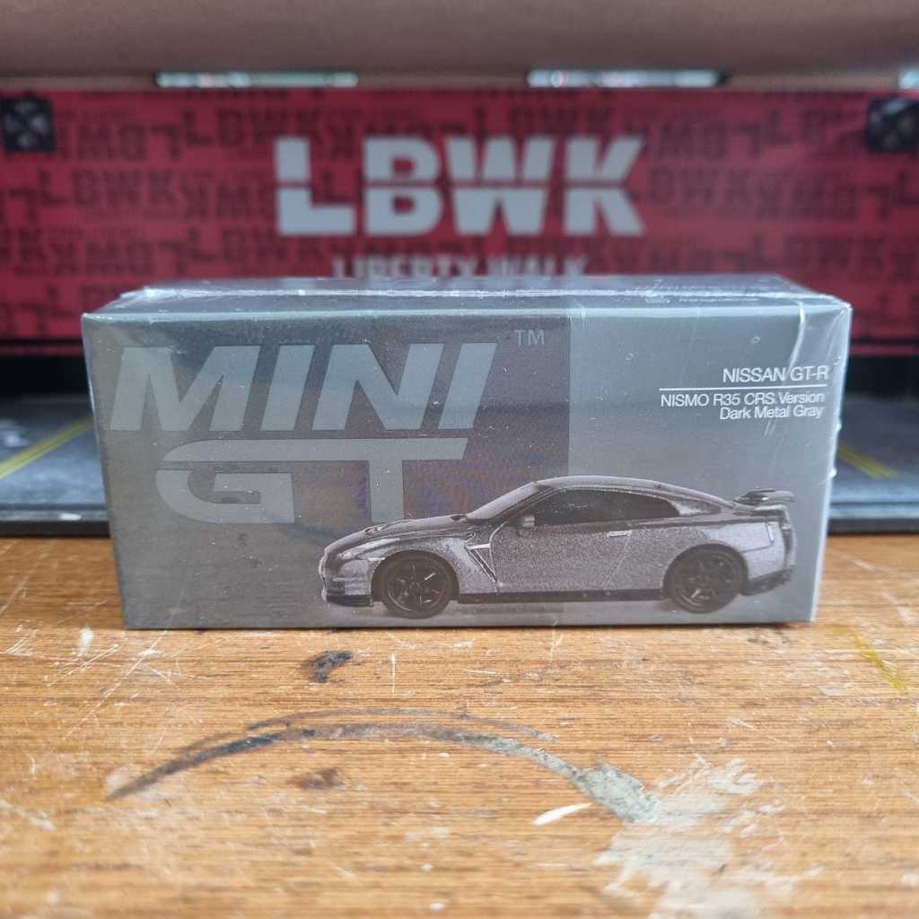 Mini GT 1089 Nissan GT-R Nismo R35 CRS Version Dark Metal Grey