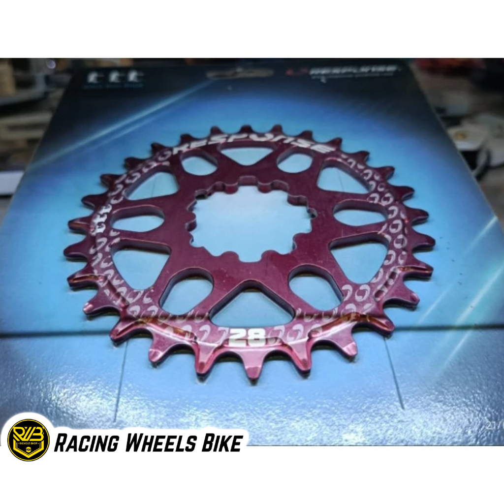 Chainring Response GXP 28T Offset Nol Red for SRAM Crank
