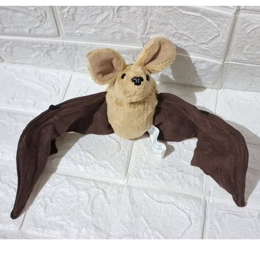 boneka kelelawar bat abu original brand buddy gantungan kunci hantu putih kelelawar bat ganci boneka