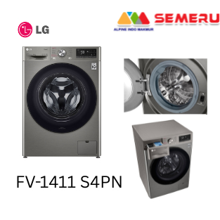 LG MESIN CUCI FRONT LOADING 11 KG FV-1411 S4PN