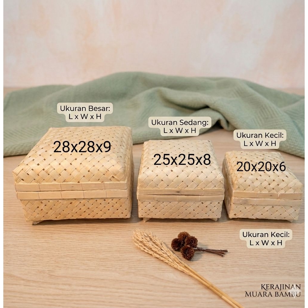 Besek Kaki - Sokase bambu