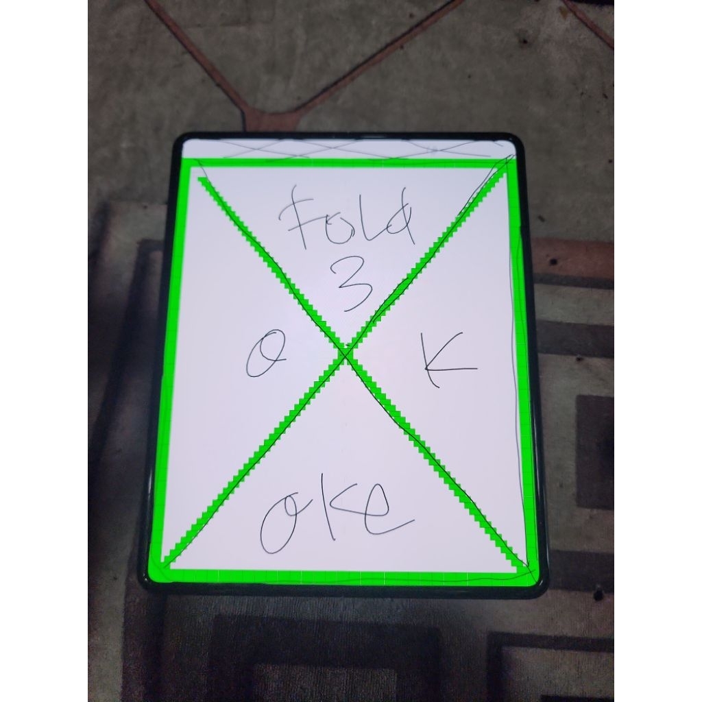 LCD dalam samsung Z fold 3 original copotan normal