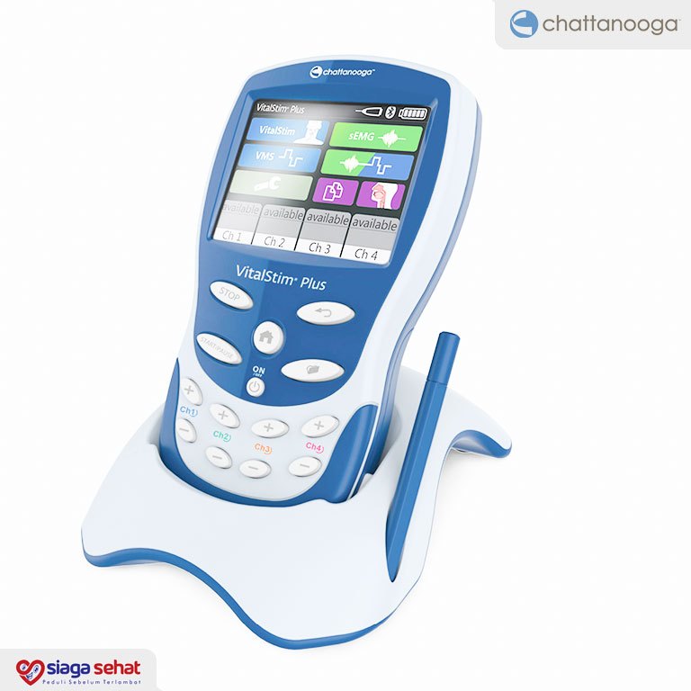 Alat Terapi Disfagia Chattanooga Vitalstim Plus Electrotherapy NMES sEMG Biofeedback - Terapi Menela
