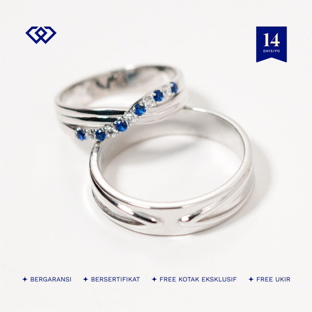 Winata Jewelry - Cincin Nikah Kawin Couple Perak