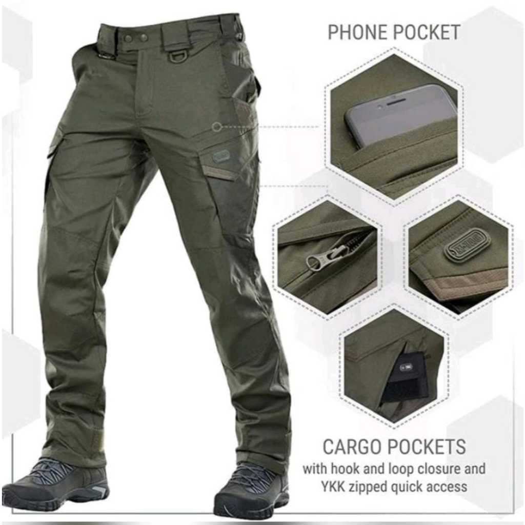 [ ORIGINAL ] CELANA TACTICAL M TAC CARGO PANJANG PRIA PREMIUM