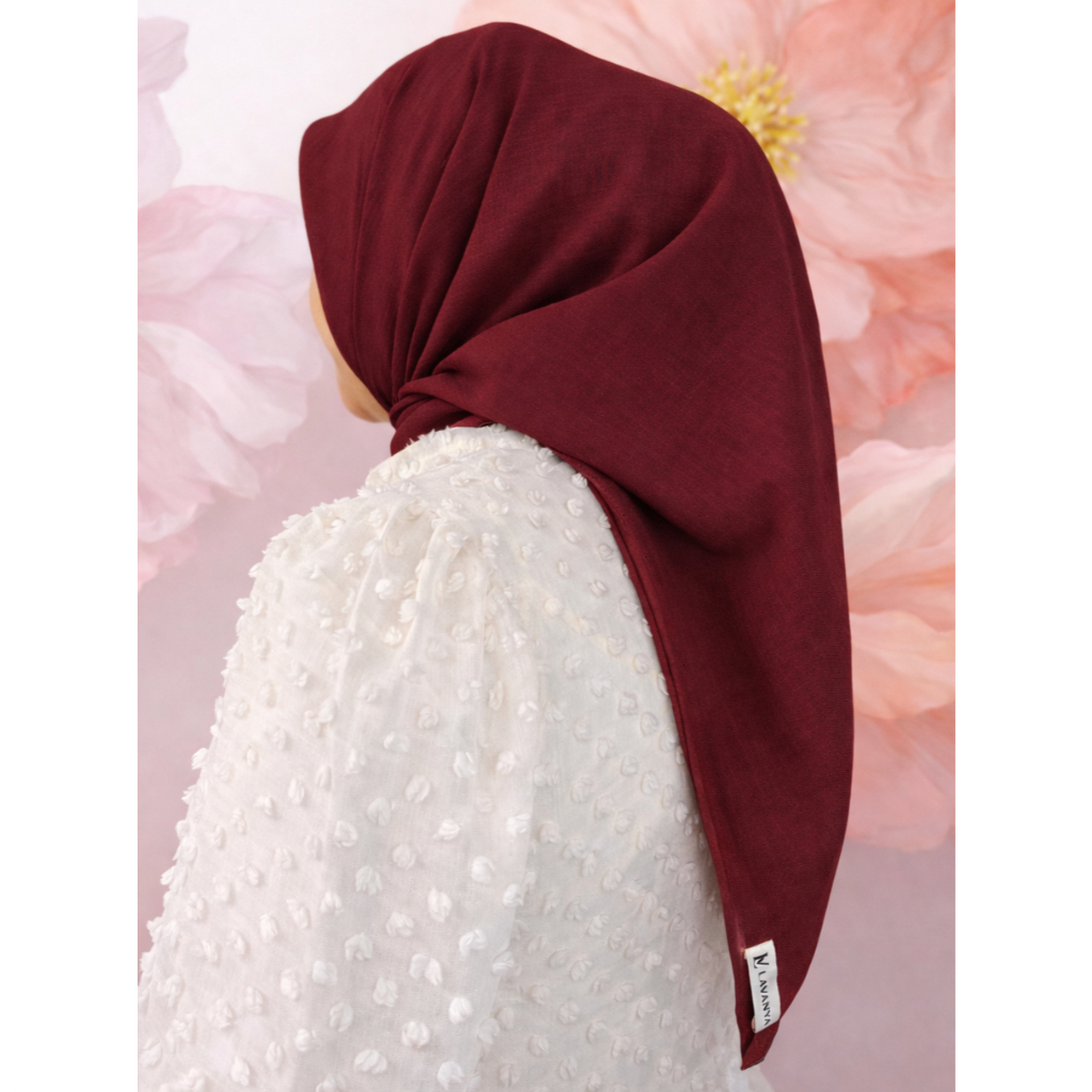 Hijab Jilbab Kerudung Anti Letoy Pollycotton Premium Daily Square Polycotton Segiempat Adem Bandung