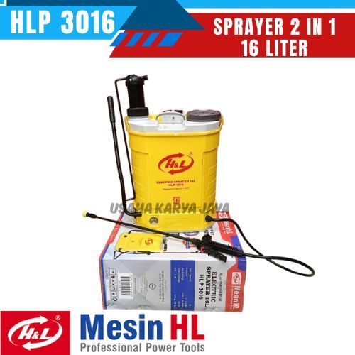 H&L Sprayer Elektrik Manual 2in1 16L 4 Nozzle Anti Hama Disinfektan 0.15-0.4Mpa Original/ Sprayer Se