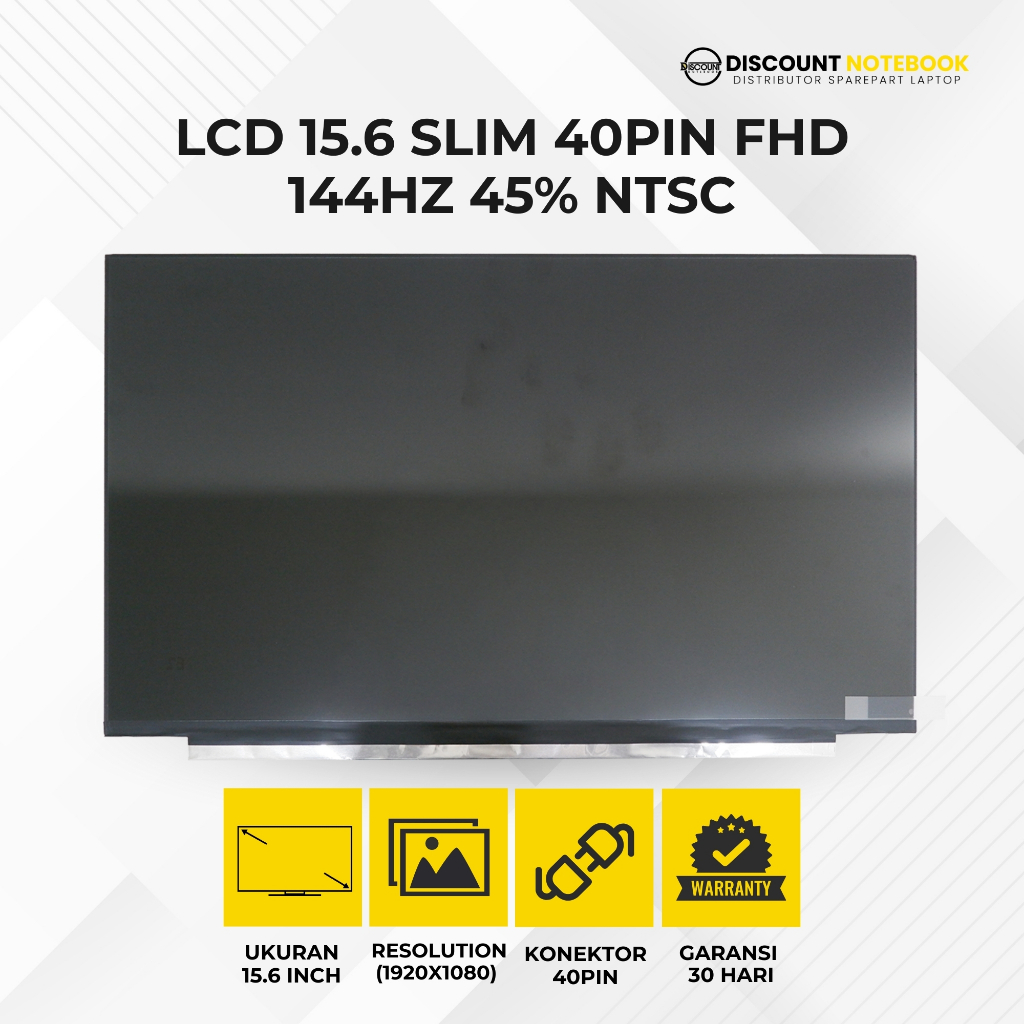 LCD LED 15.6 SLIM 40PIN FHD 144HZ 45% NTSC