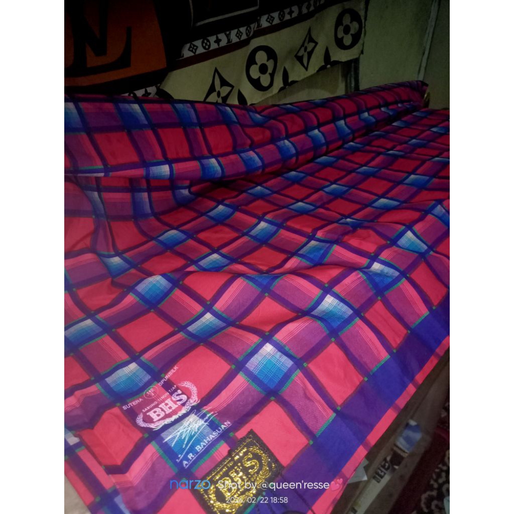 samping kain sarung Dewasa Pria laki cowok Ar. Sa'id bahasuan BHS. komubinasi KBS full sutera produk