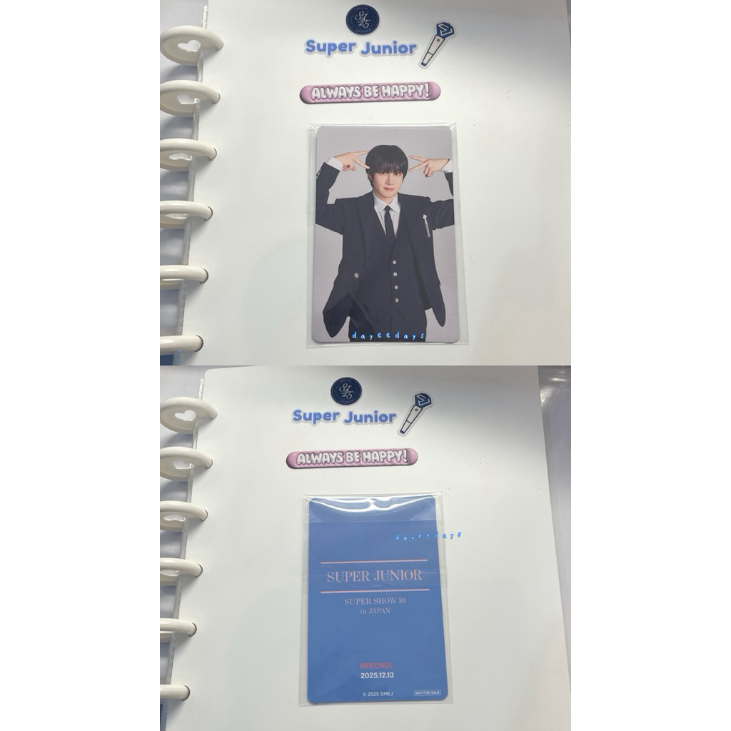 Photocard HEECHUL SUPER JUNIOR
