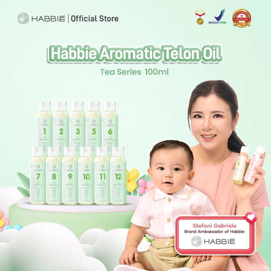 Habbie Aromatic Minyak Telon Tea Series 100ml
