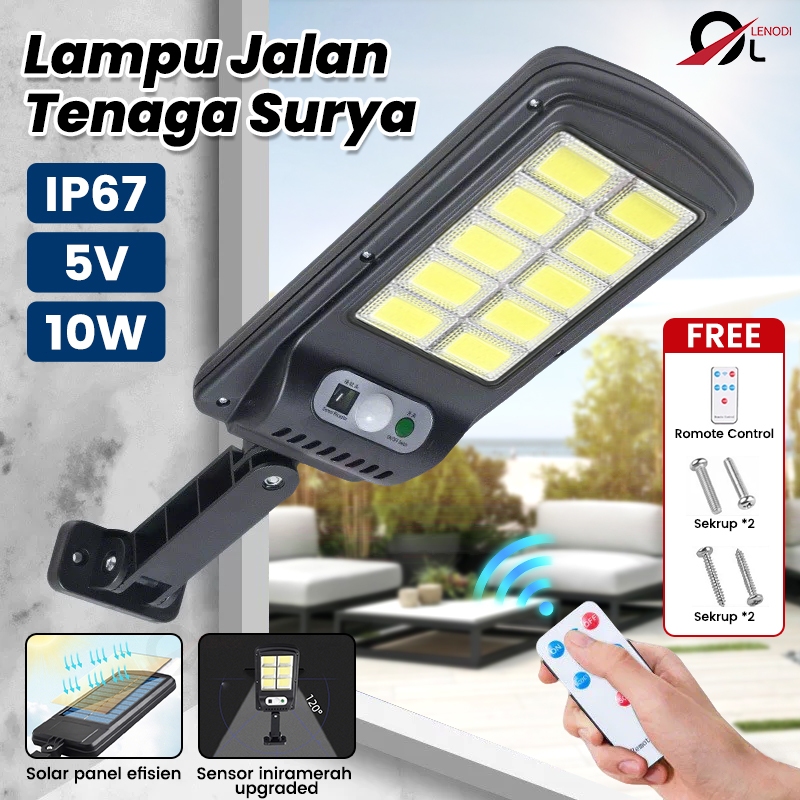 Lampu Jalan Tenaga Surya / Lampu Jalan dengan Remote Control/Tenaga Surya untuk Outdoor/Lampu Surya 