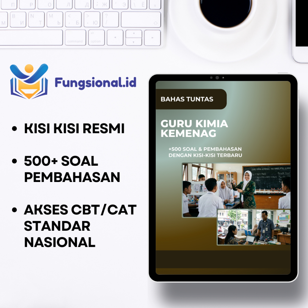 Bank Soal Guru Kimia Kemenag  + Kunci Jawaban - PPPK CPNS Uji Kompetensi/Ujikom/UKOM - CBT/CAT Modul