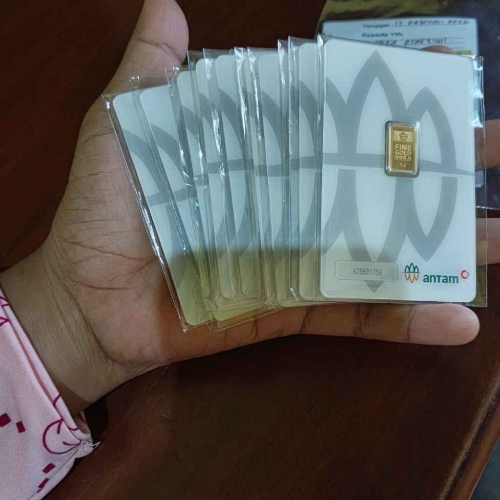 Logam Mulia Emas Antam 1 Gram 999.9 Murni, Kualitas Tinggi