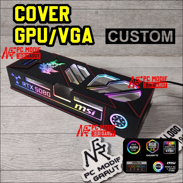 COVER VGA MSI GTX 1650 CUSTOM LOGO