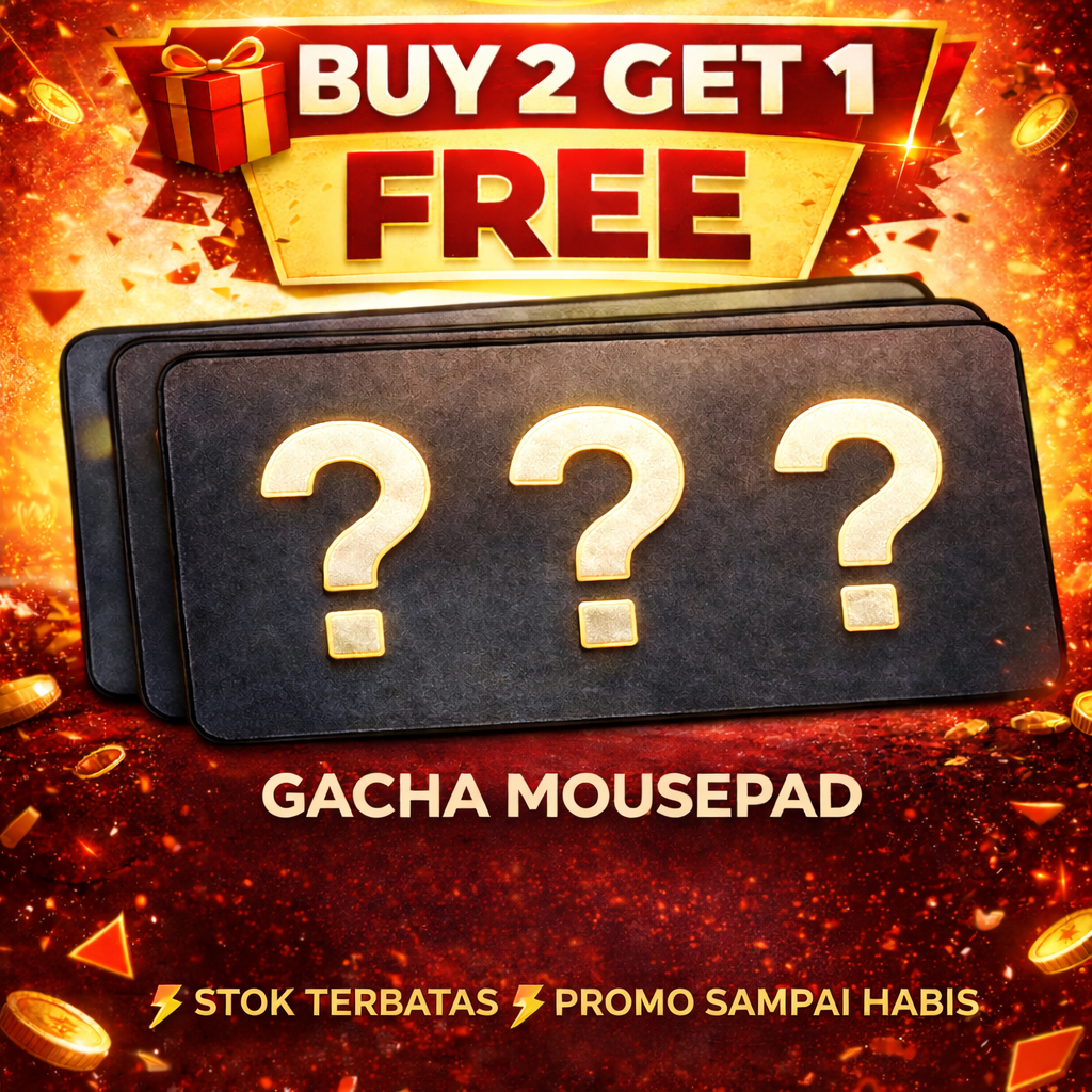 Galatix Gacha Buy 2 Free 1 Mousepad Deffect Cuci Gudang XL Dan XXL