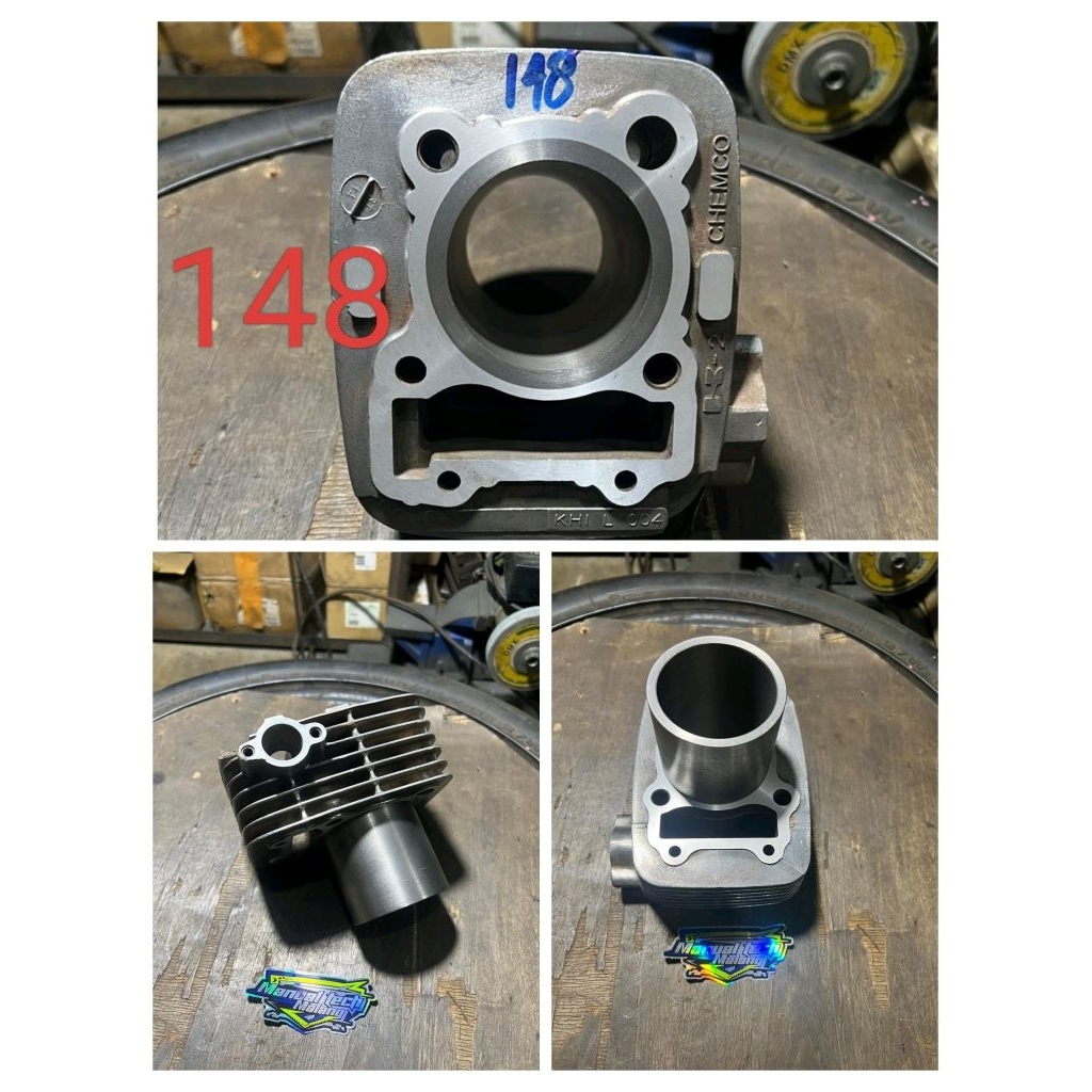 blok KLX bore up liner 72 bisa untuk piston 62 63 64 65 66 67 68 69