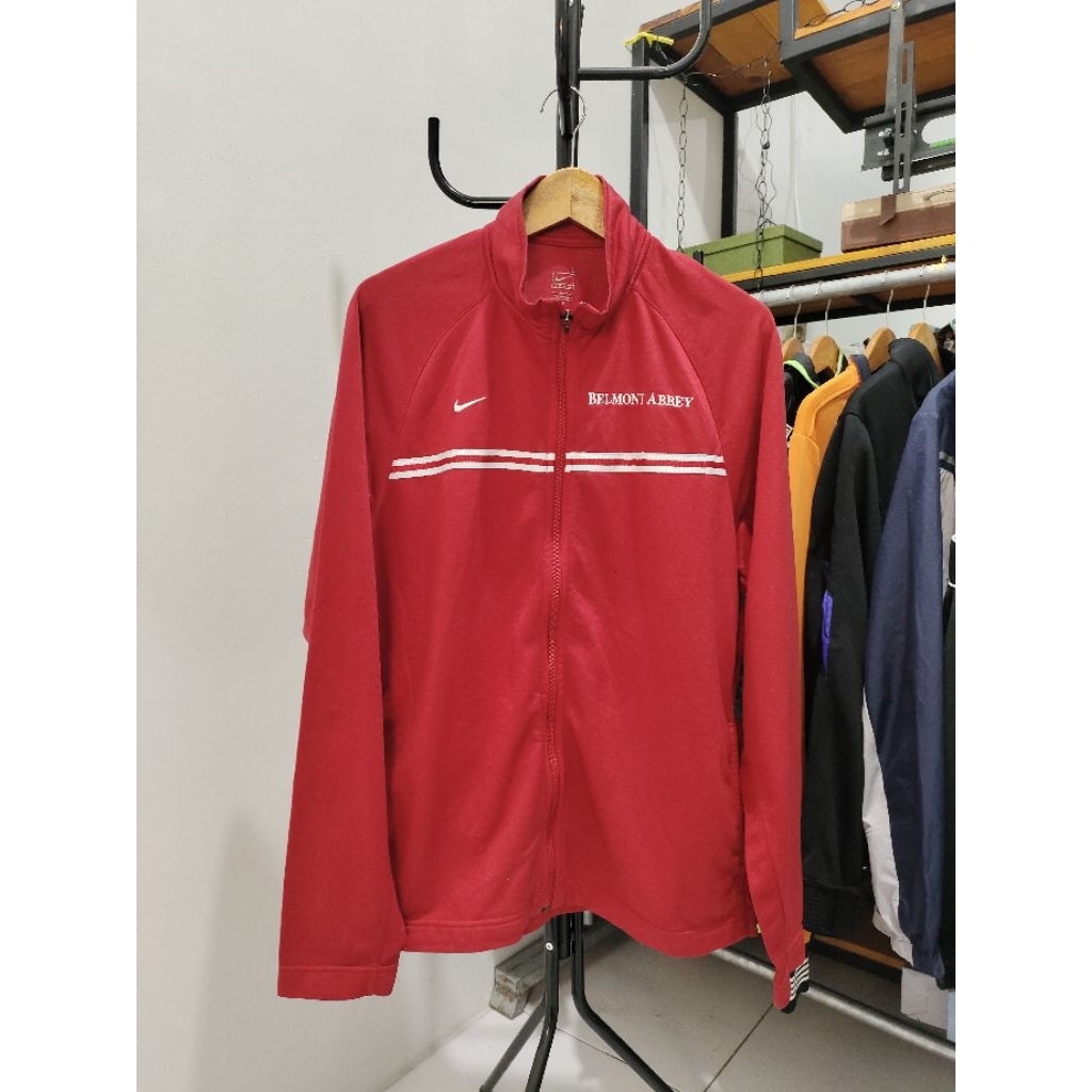 Jacket Tracktop Nike Original (Merah List Putih)