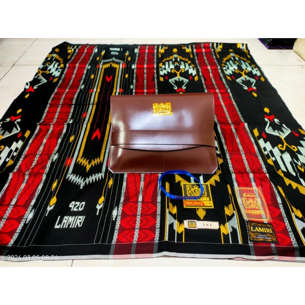 SARUNG LAMIRI TIPE SGL BENANG DOBLE 420 JAHITAN TENGAH FULL SUTRA SUPER BISA COD