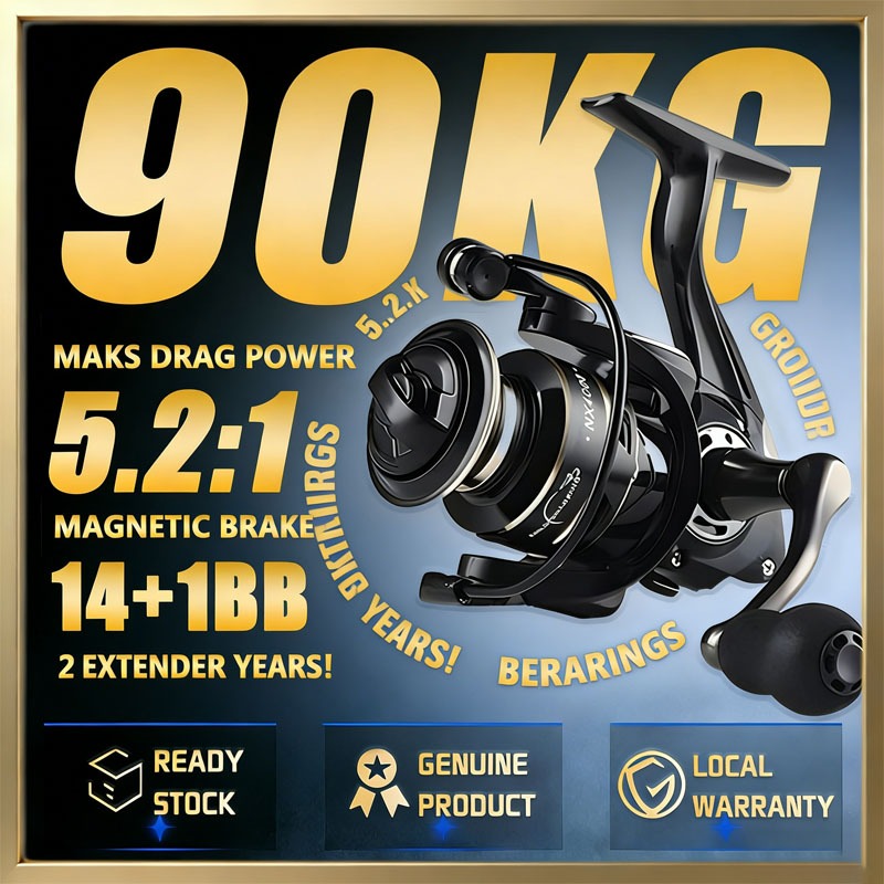 Pancing Reel NX2000-NX7000 Full Metal Kuat Tahan Lama Original