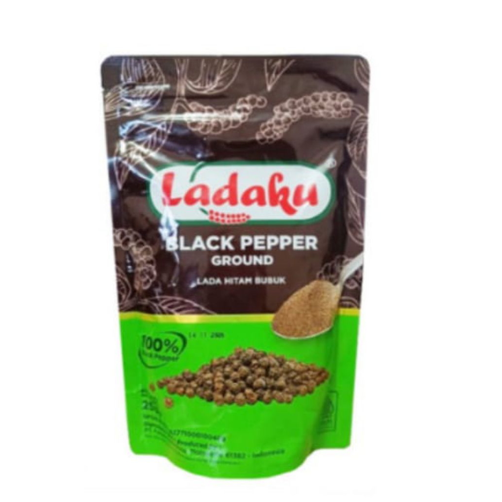 BUMBU LADAKU LADA HITAM BLACK PEPPER GROUND BUBUK 250 GRAM