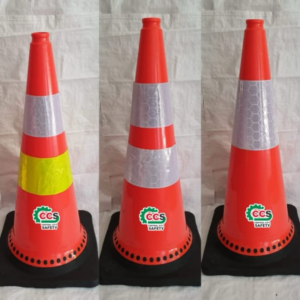 Safety Traffic Cone 75 Cm - Kerucut Lalu Lintas - Safety Cone
