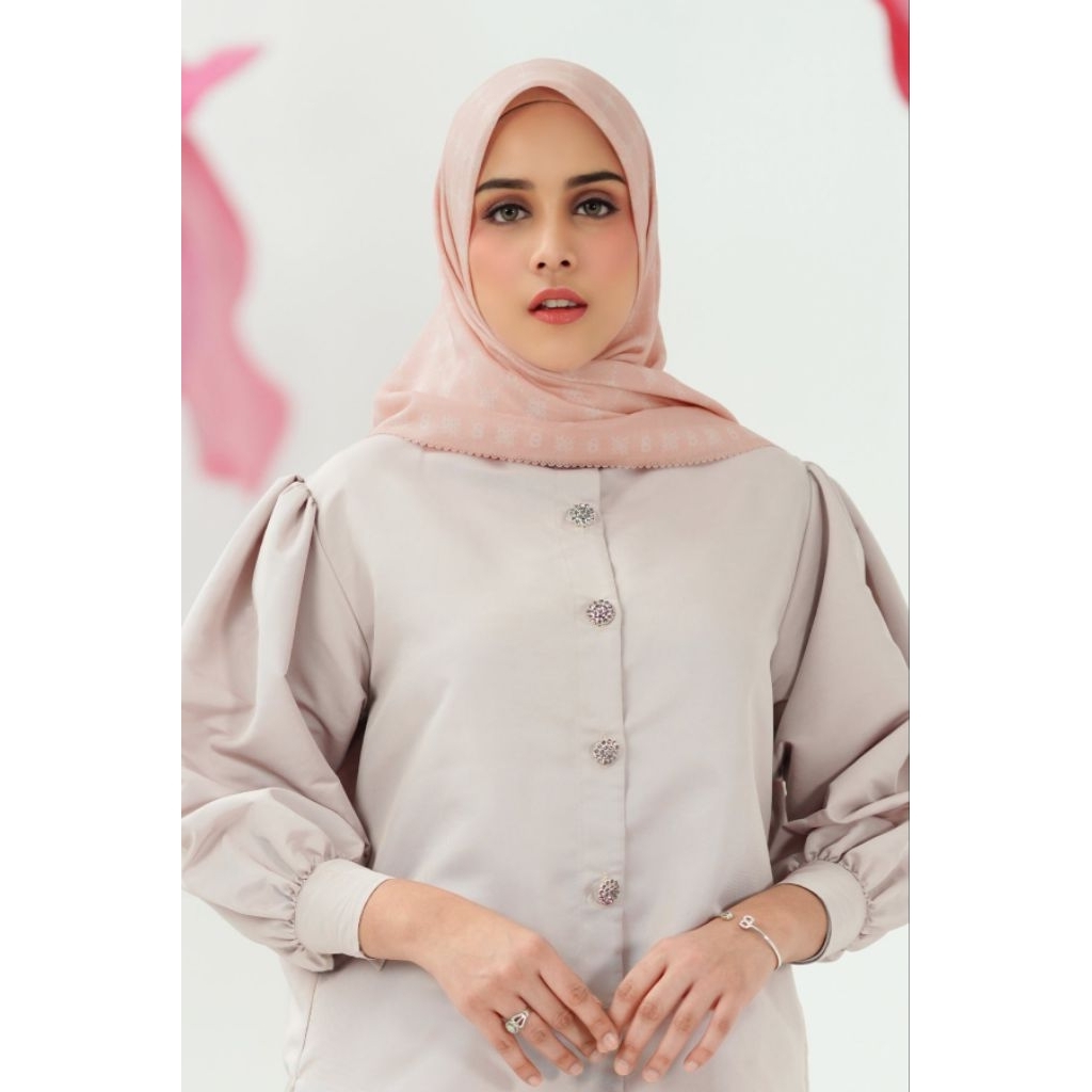BUTTONSCARVES X RIA MIRANDA XANADU MONOGRAM AS IS - BLUSH